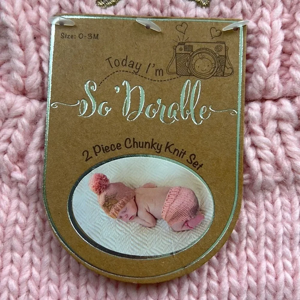 So Dorable pink chunky